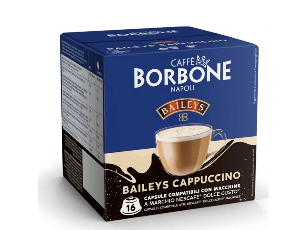 Caffé Borbone Cappuccino Baileys capsules for Dolce Gusto 16 pcs