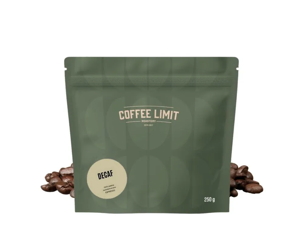 COFFEE LIMIT Decaf Decaffeinated coffee beans 250g