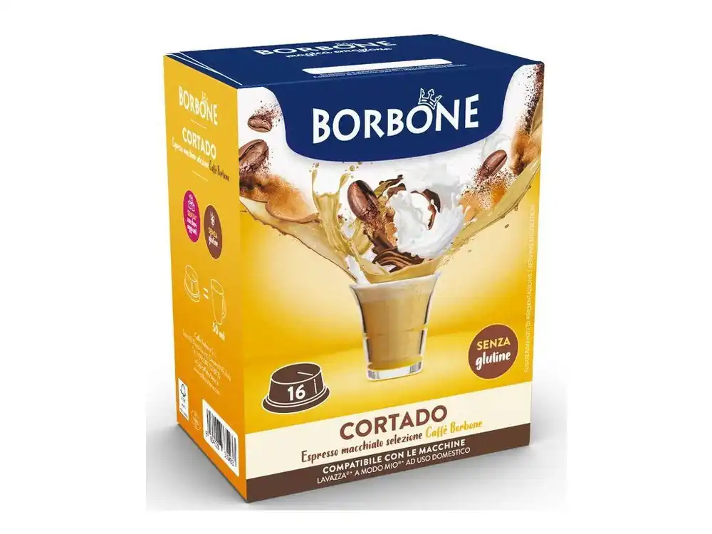 Capsules Caffé Borbone Cortado do Lavazza A Modo Mio® 16 pcs