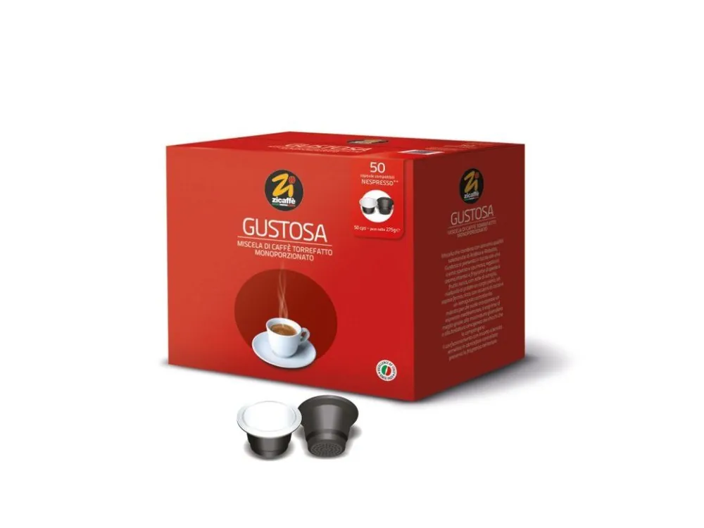 Zicaffe Gustosa capsules for Nespresso® 50 pcs