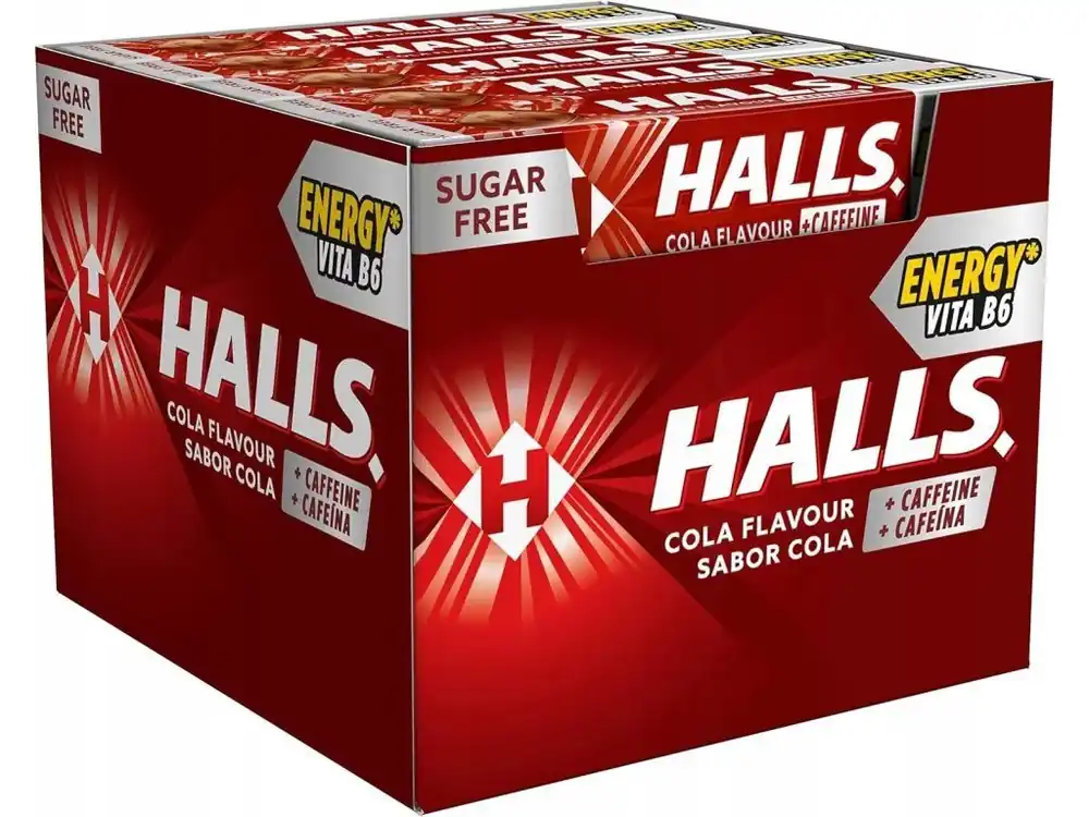 Halls Energy Vita B6 Cola carton 20 x 32 g