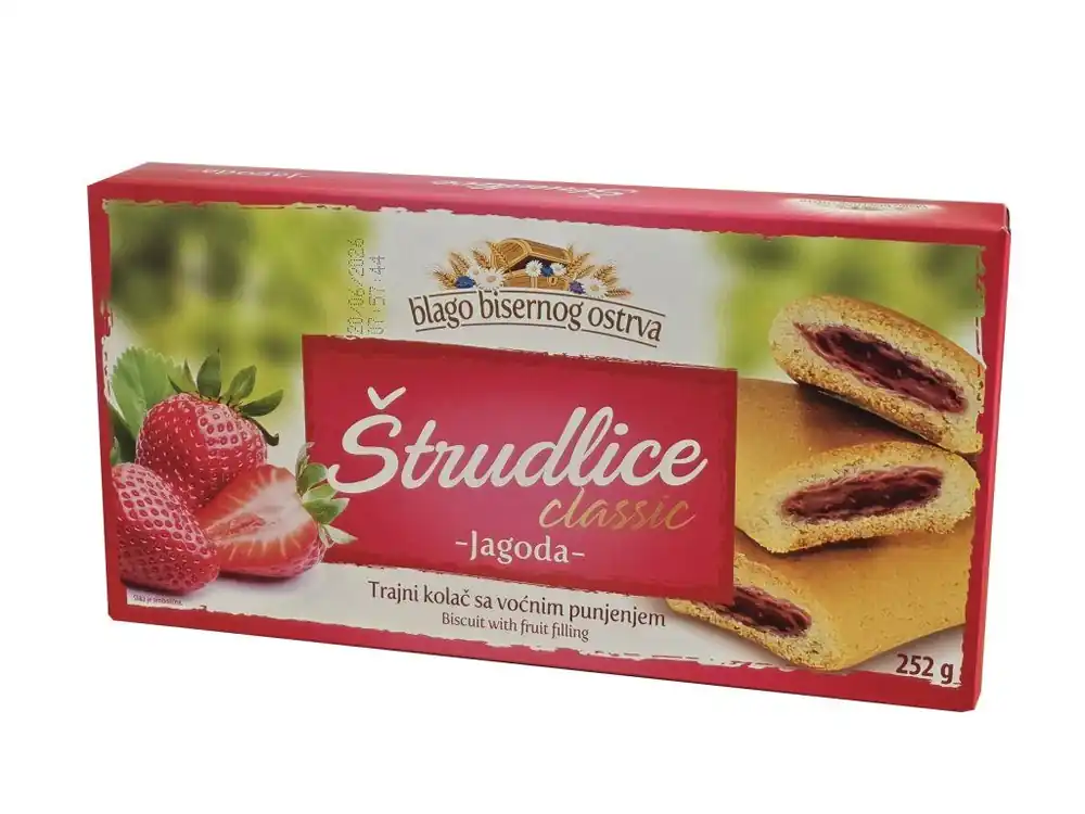 Strawberry strudels 252g