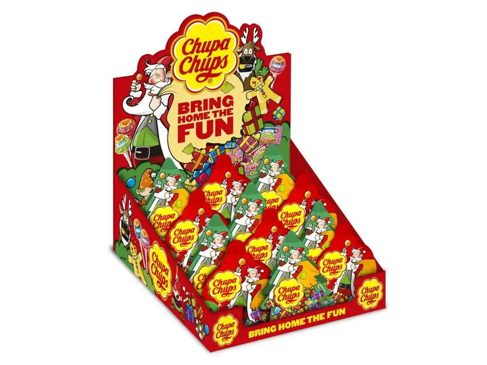 Chupa Chups Christmas decoration cardboard 56g x 12pcs
