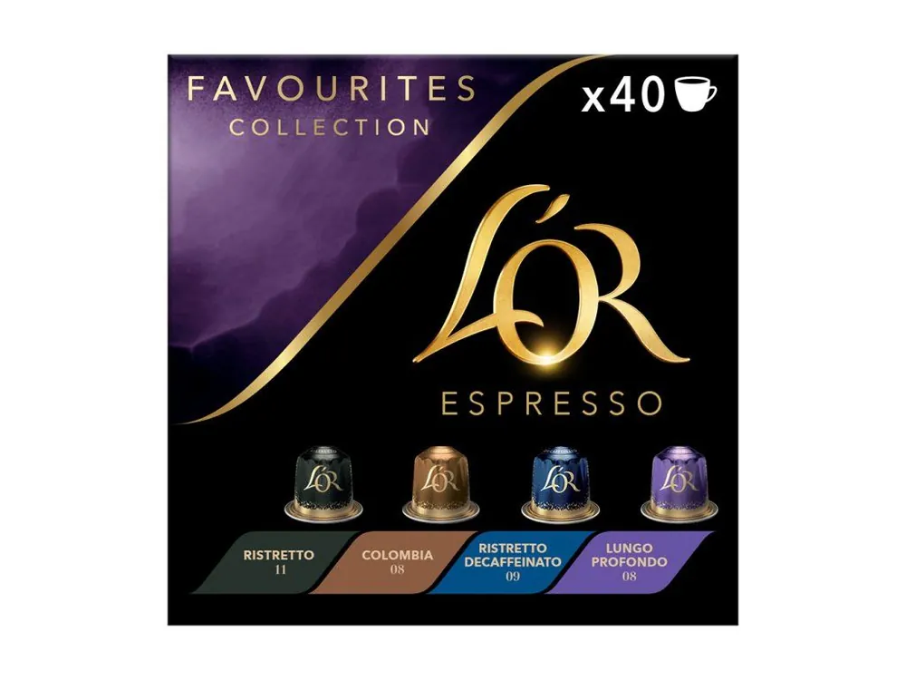 L‘OR Espresso Favourites mix 40 capsules for Nespresso®