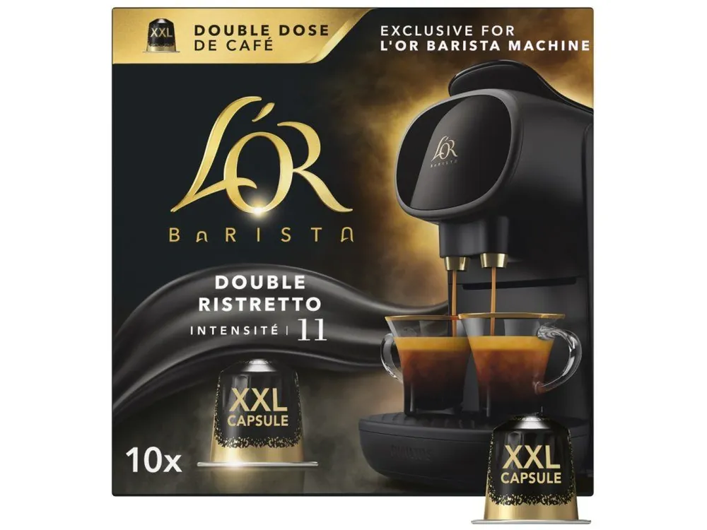 L‘OR BARISTA XXL Double Ristretto 10 capsules for L‘OR Barista coffee machines