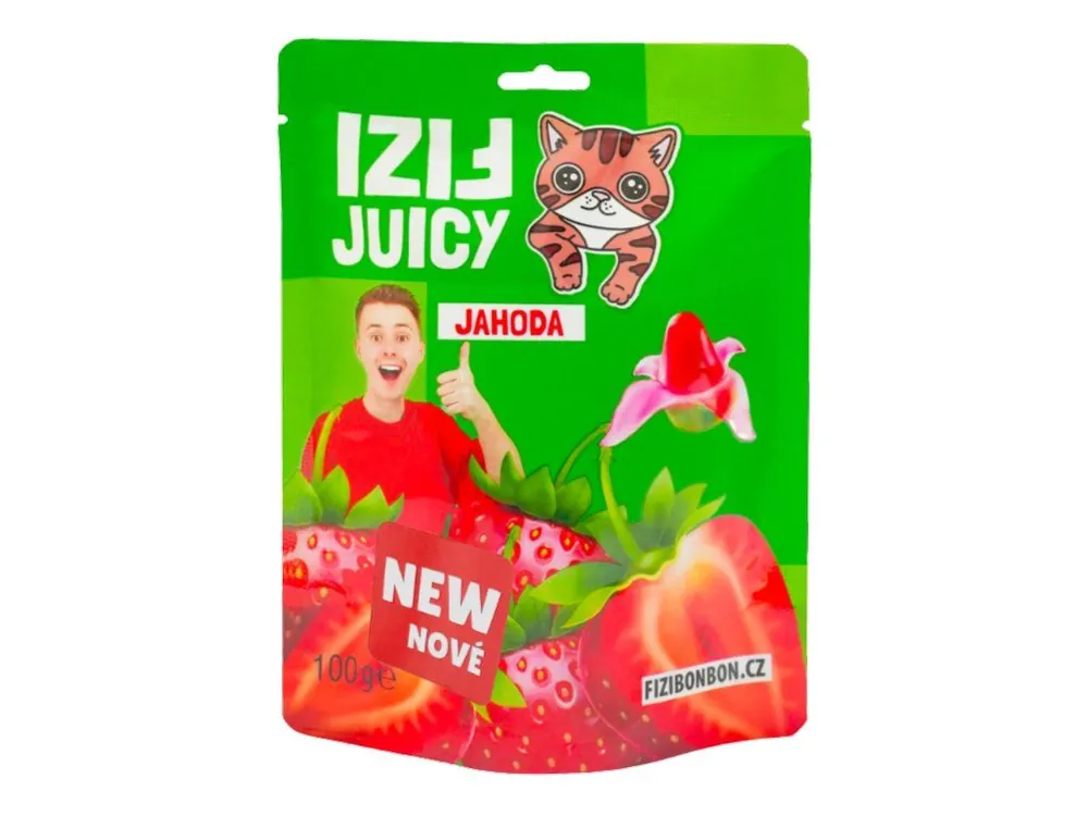 Fizi Juicy Candies - Strawberry 100g