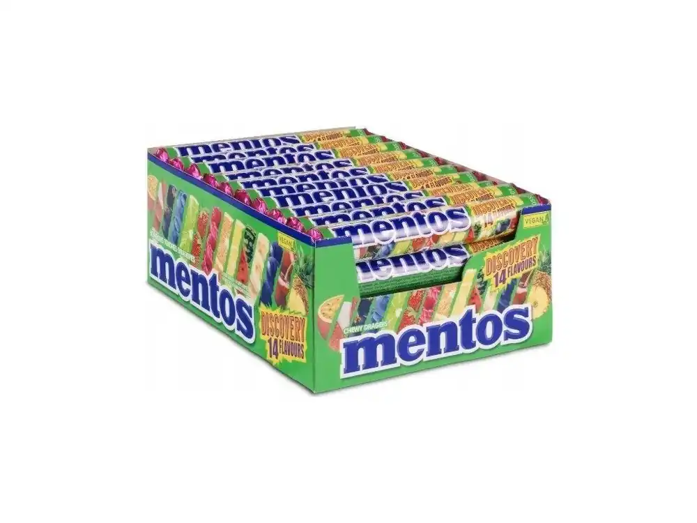 Mentos Discovery chewing candies carton 40 x 37.5g