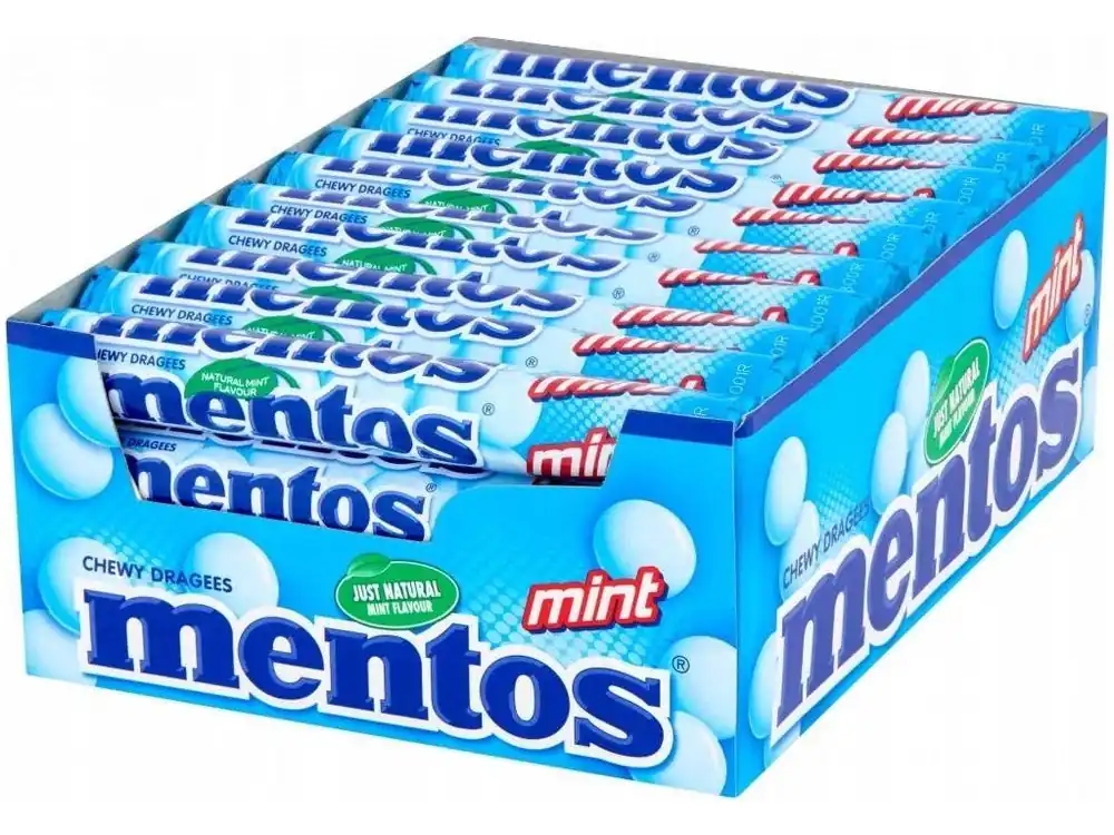 Mentos Mint chewy mint candies carton 40 x 38g