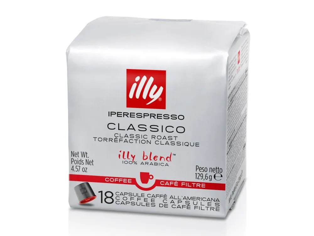 Illy IperEspresso Classico Americano Filter Coffee Coffee Capsules 18 pieces