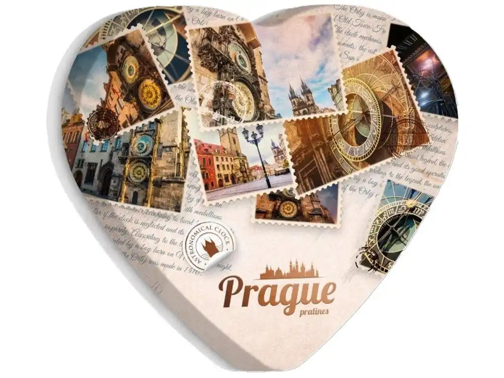 Carla Heart of Prague extra milk chocolate 100g