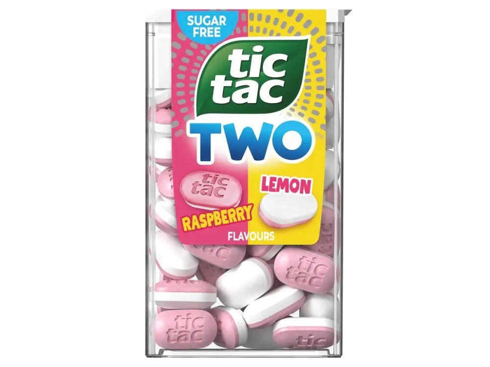 Tic Tac Two Raspberry & Lemon 38.5g