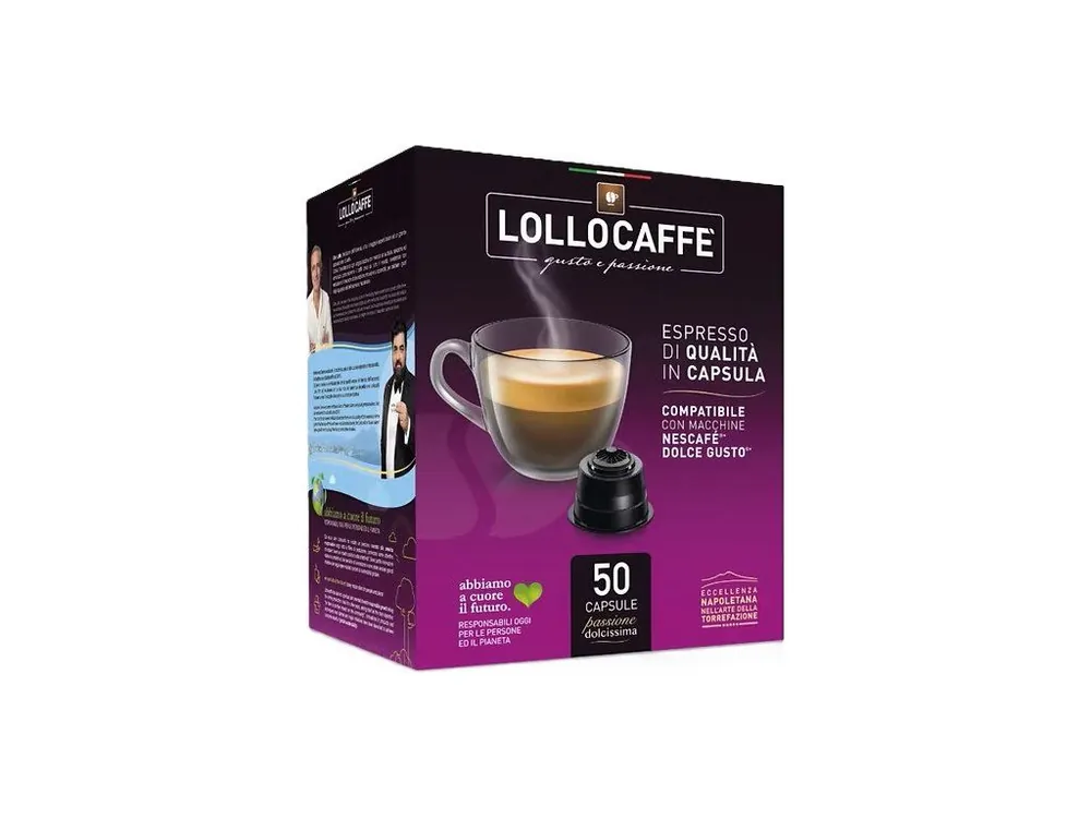 Lollo caffé ARGENTO espresso for Dolce Gusto 50 capsules