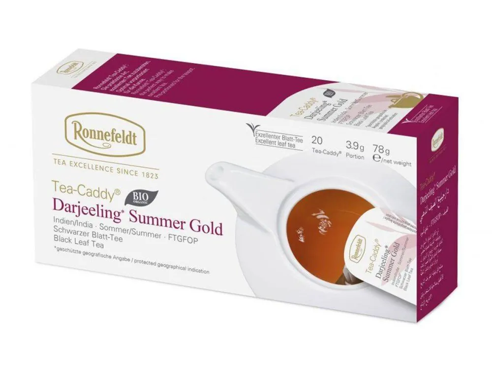 Ronnefeldt Tea-Caddy Darjeeling Summer Gold 20 tea bags