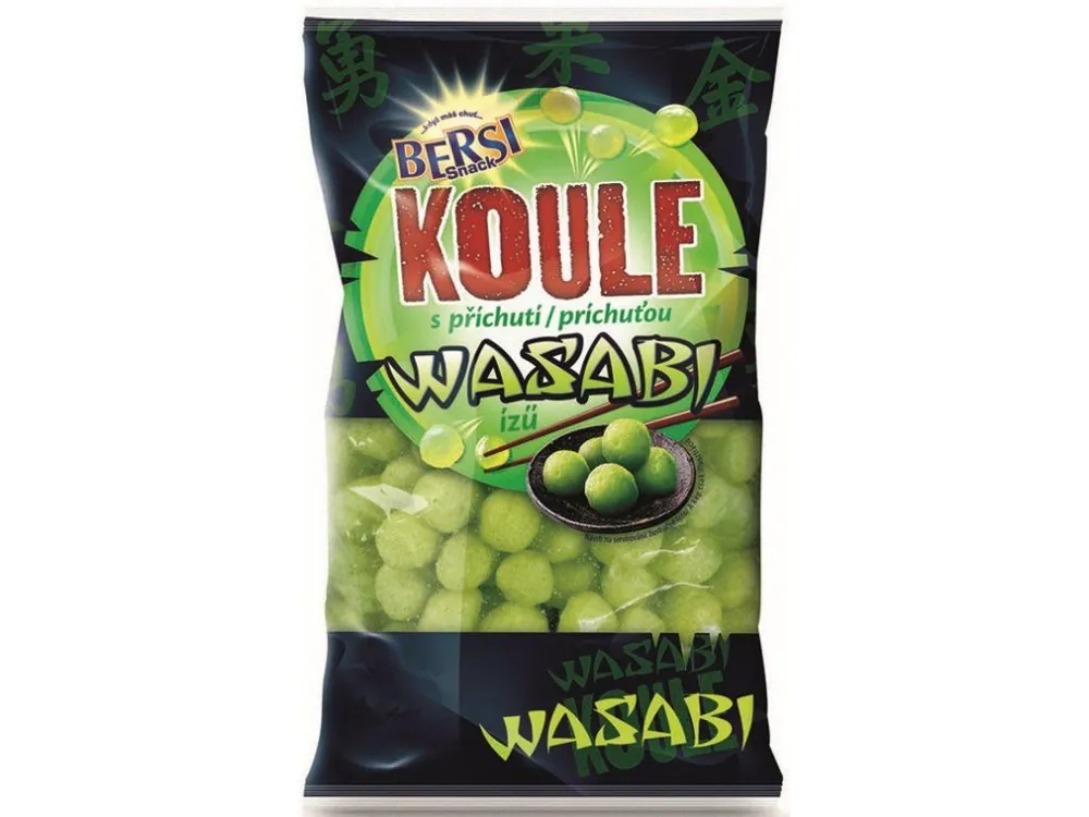 Bersi Snack balls with wasabi flavor 120g