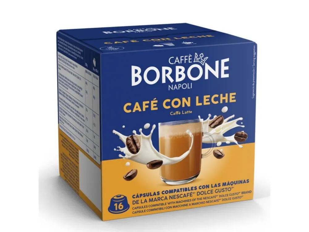 Caffé Borbone Cafe au Lait capsules for Dolce Gusto 16 pcs