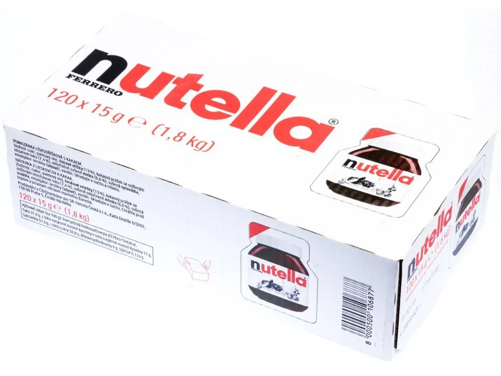 Ferrero Nutella carton 120 x 15 g