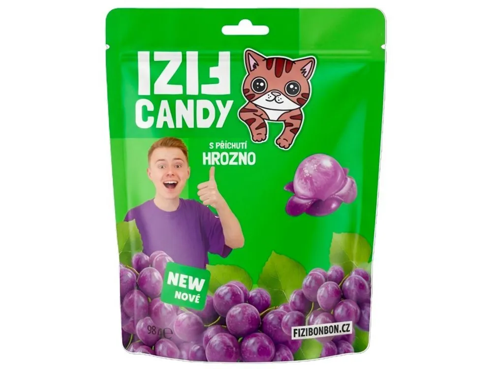 Fizi Juicy Candies - Grapes 98g