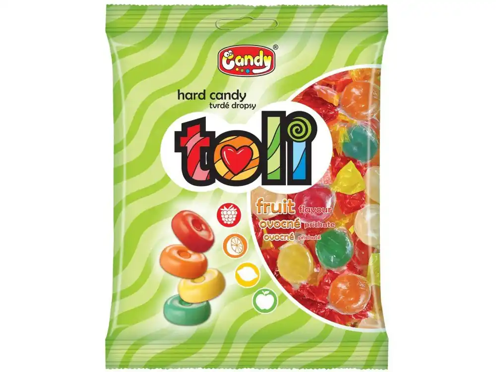 Toli hard fruit candies 300 g
