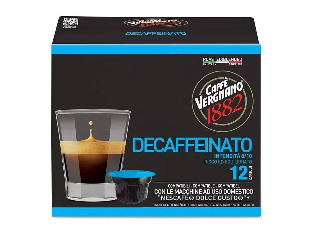 Caffe Vergnano Decaffeinato capsules for Dolce Gusto 12 pcs