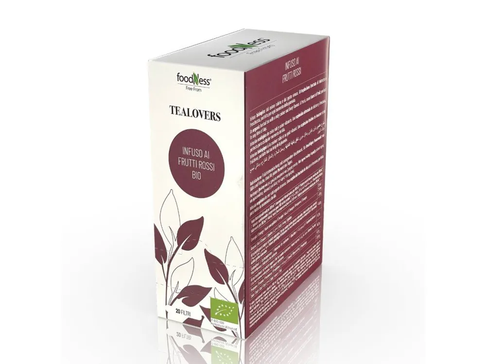 FoodNess Tealovers Infuso ai Frutti Rossi 20 bags 40 g