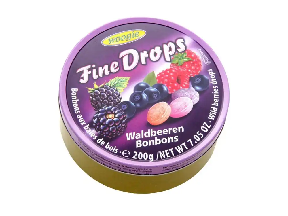 Woogie Fine Drops Forest Berries 200g