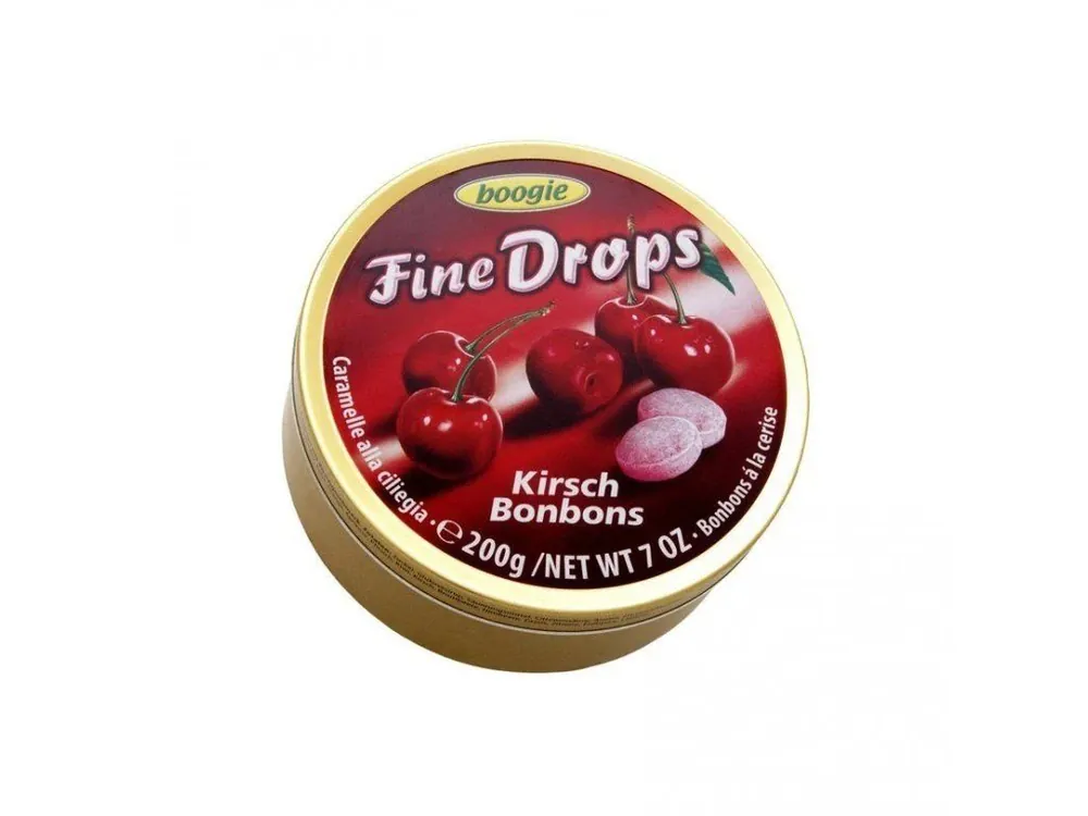 Woogie Fine Drops Cherry 200g