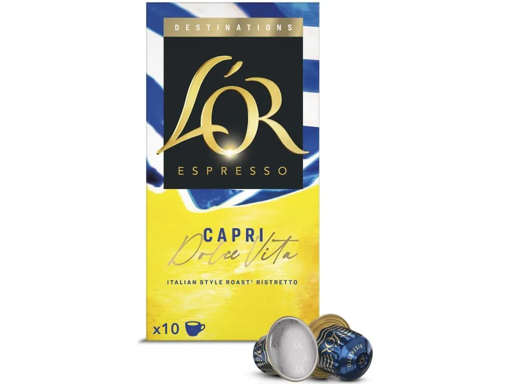 L‘OR Espresso Capri Aluminum Capsules For Nespresso 10 pcs
