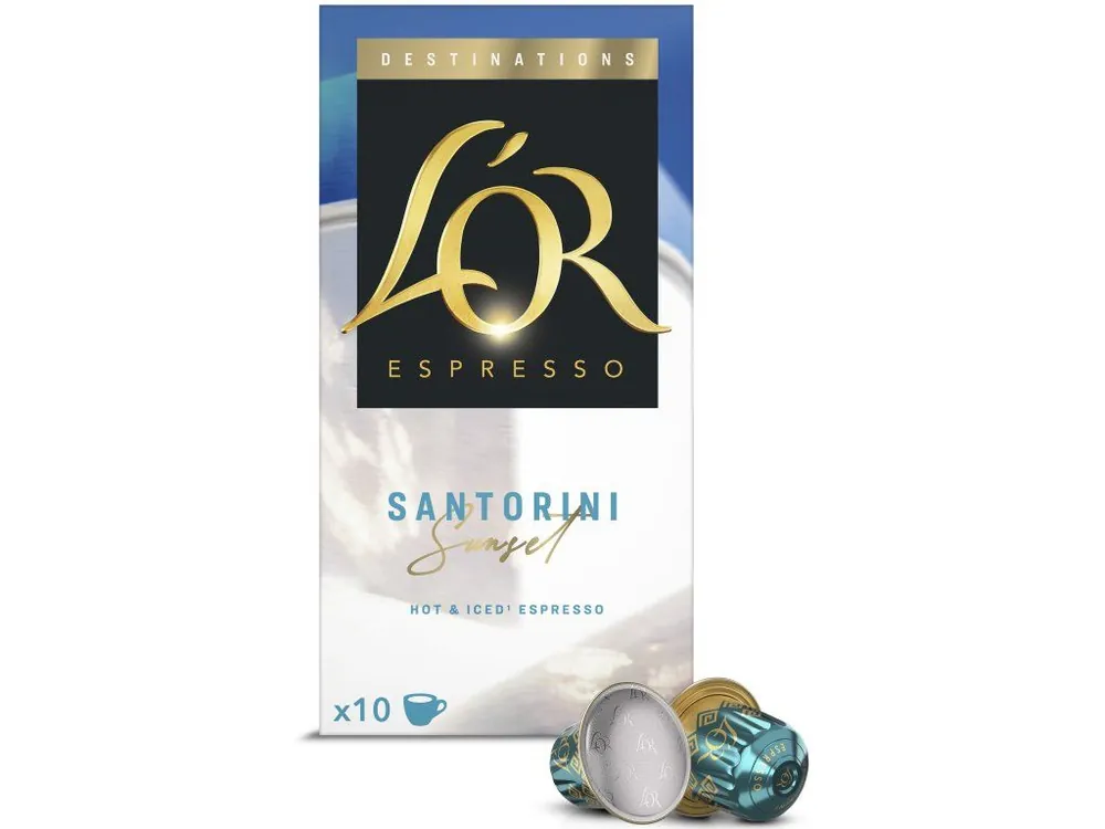 L‘OR Espresso Santorini Aluminum Capsules For Nespresso 10 pcs
