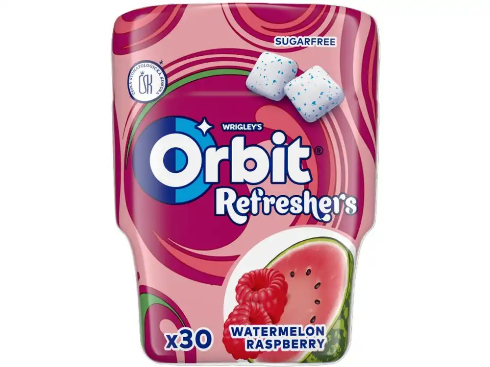 Wrigley‘s Orbit Refreshers Raspberry Watermelon dragee can 67g