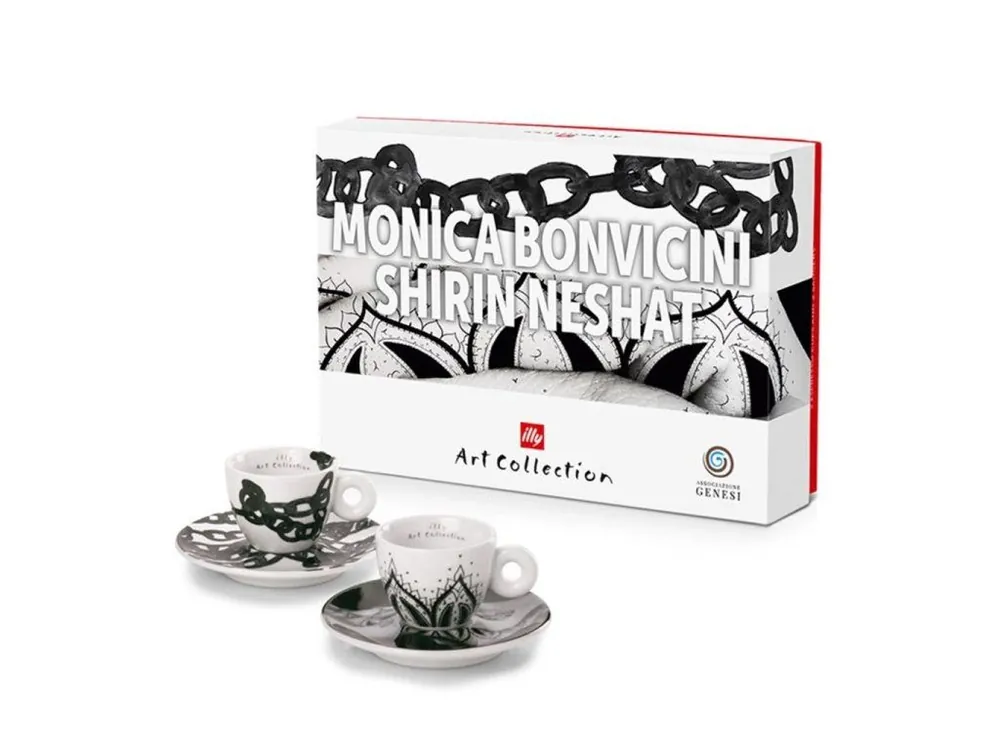 Illy Art Collection 2024 GENESI espresso cups with saucers 2 x 60 ml