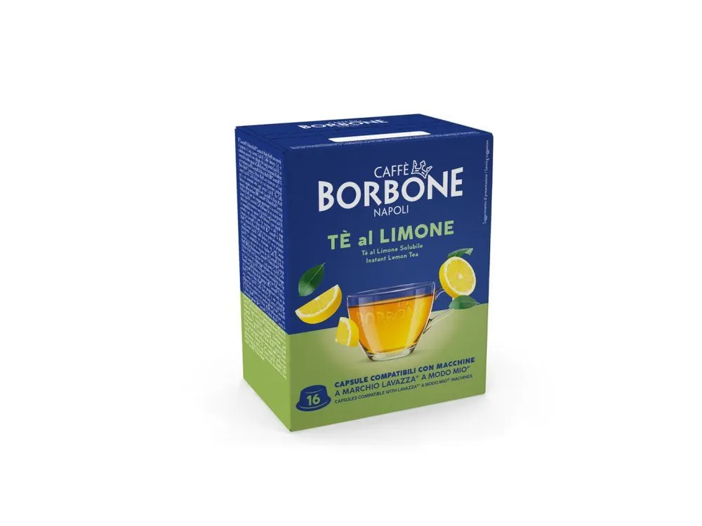 Caffe Borbone LIMONE capsules Lemon Tea for Lavazza and Modo Mio 16 pcs