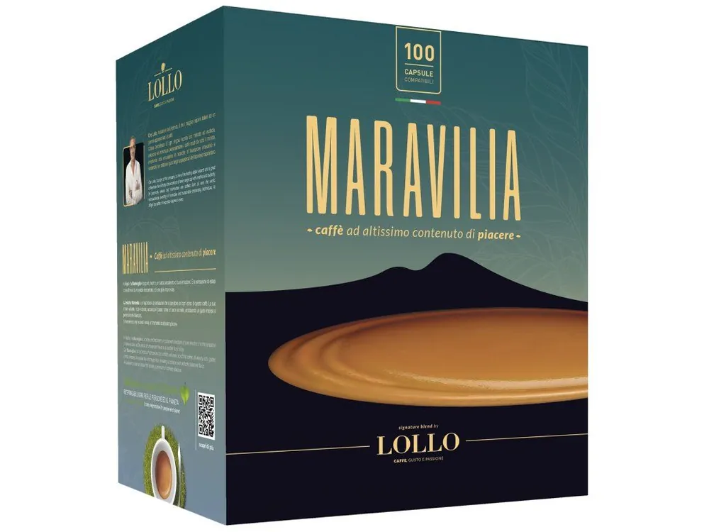 Coffee capsules Lollo Caffé Maravilia for Nespresso 100 pcs