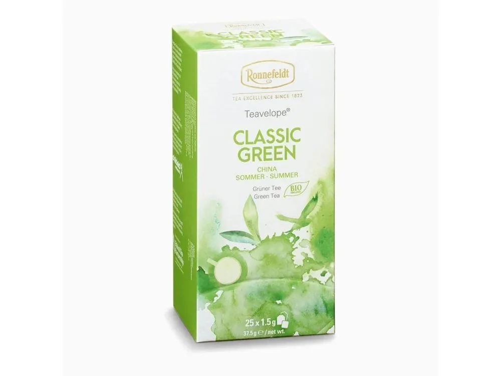 Ronnefeldt Teavelope Classic Green BIO green tea 25x1.5g