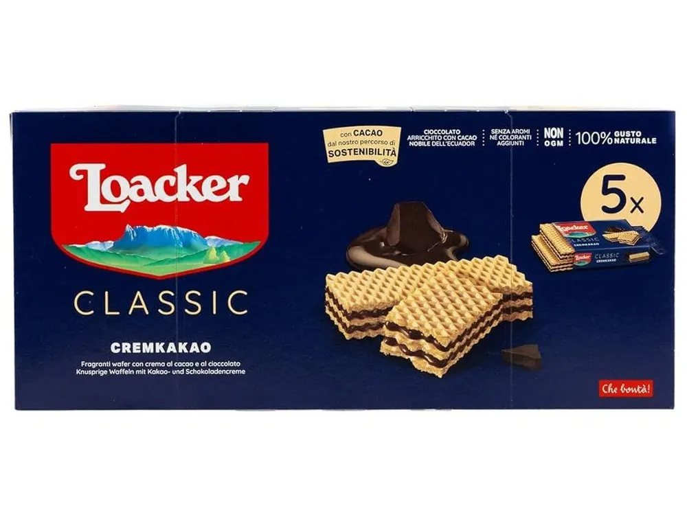 Loacker Classic CREAM COCOA wafers 225 g