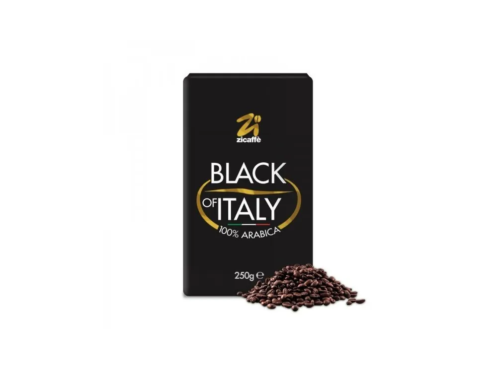 Zicaffe Black of Italy coffee beans 250g