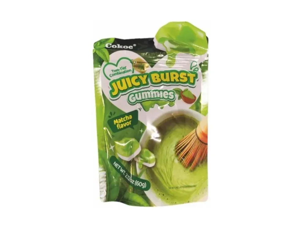Cokoc two-layer gummy candies with Matcha flavor 60g