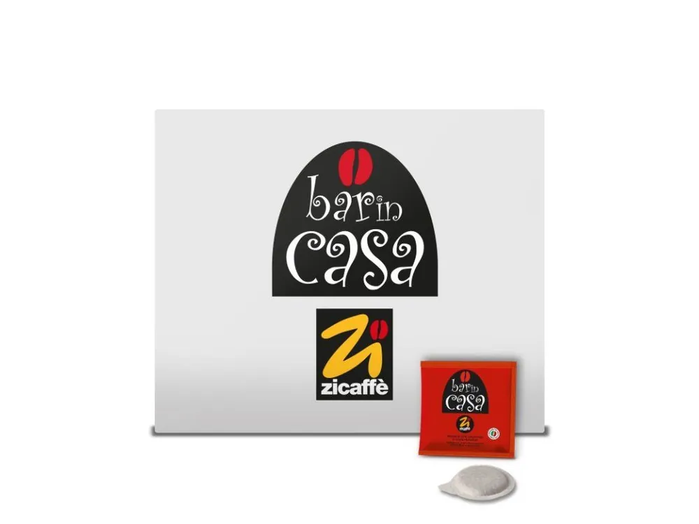 Coffee ESE Pods Zicaffe Bar in casa 100 pcs
