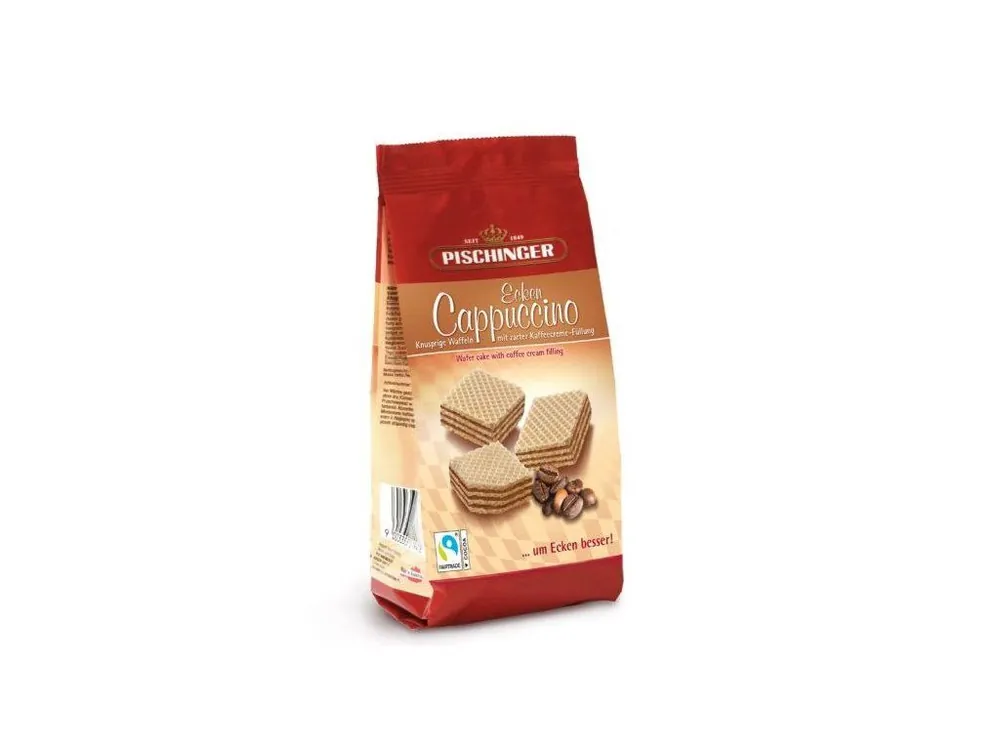Pischinger Cappuccino mini wafers with coffee flavor 100g