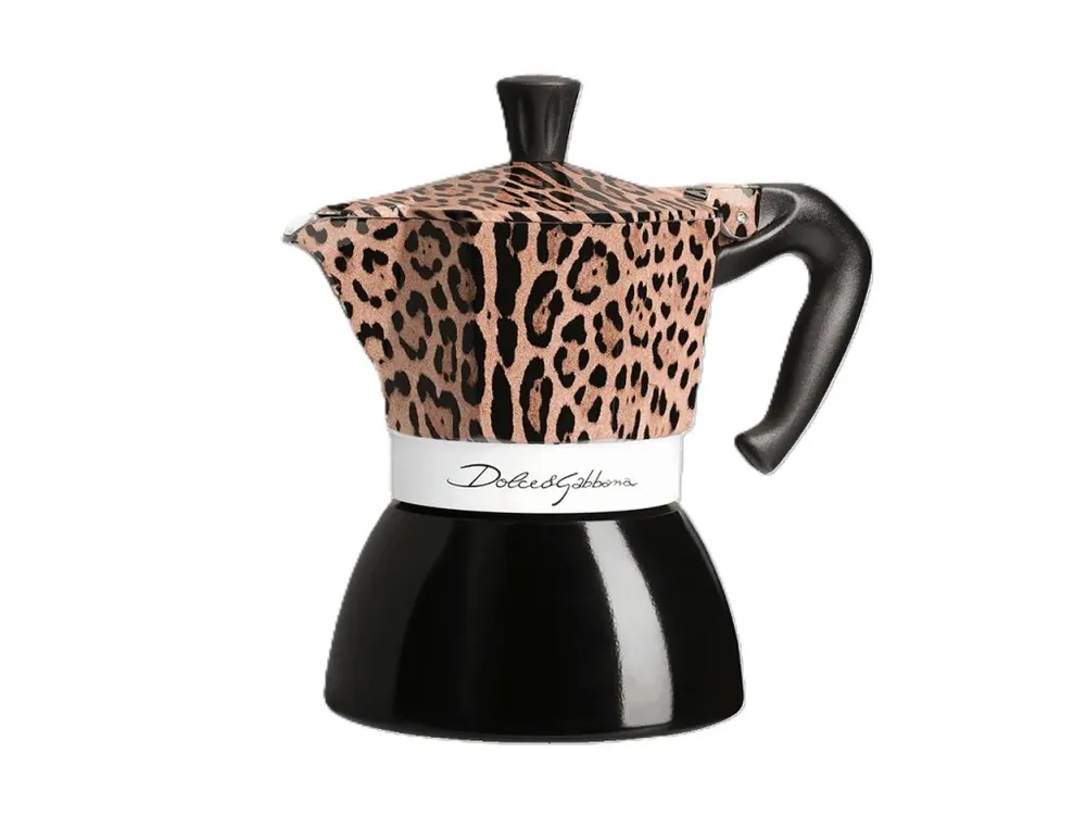 Bialetti Dolce Gabbana Leopardo Moka Induction Kettle for 4 Cups