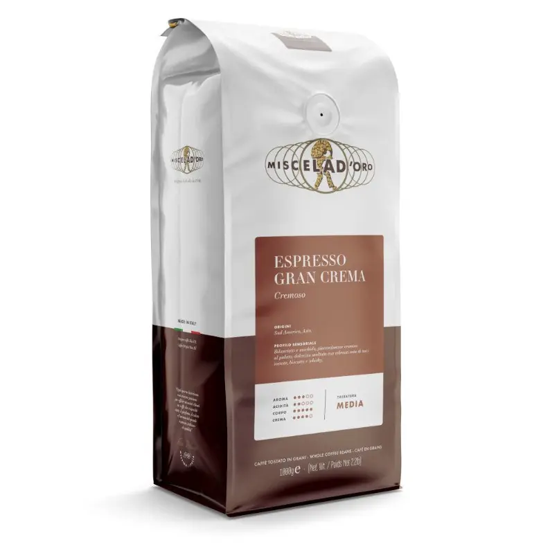 Miscela d‘Oro - Gran Crema - Espresso Whole Beans - 2.2 lb Bag