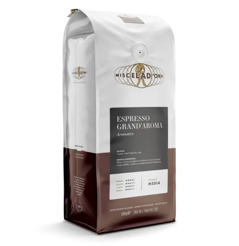 Miscela d‘Oro - Grand‘Aroma - Espresso Whole Beans - 2.2 lb Bag