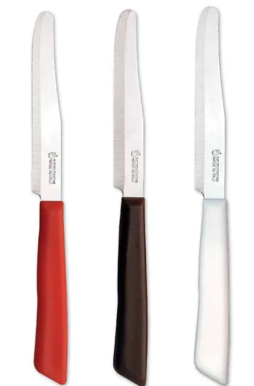 Inoxbonomi Coltellerie - Italian Knives - 6 pack (Round Tip)