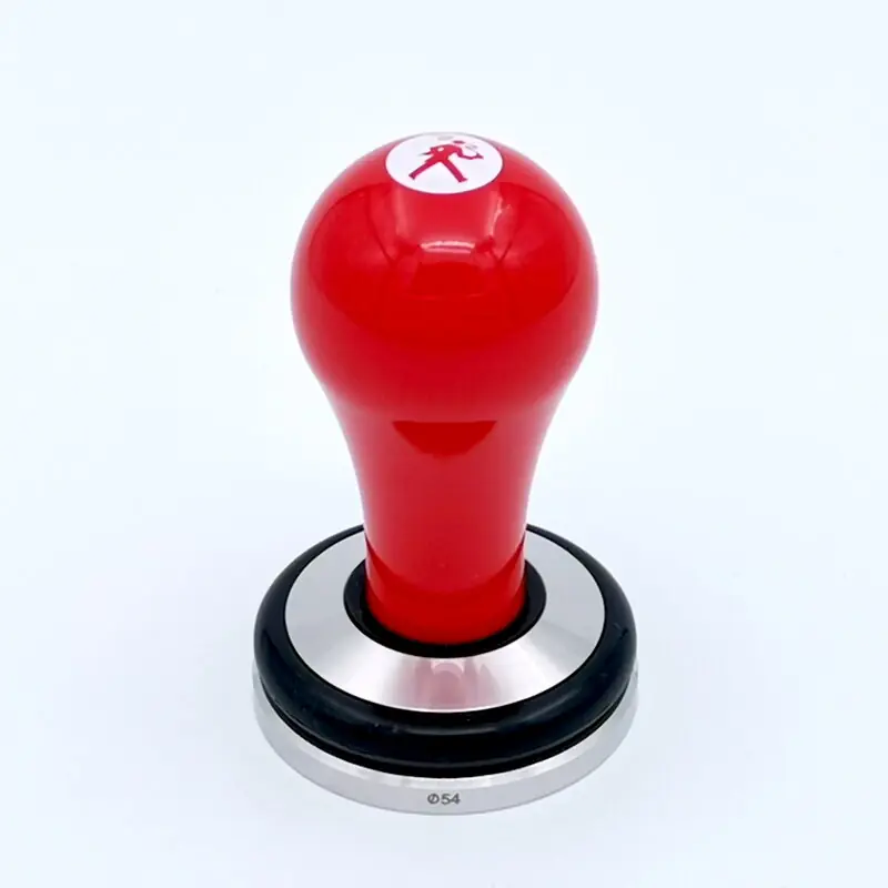 Olympia - Espresso Tamper with Olympia Logo for Cremina (49mm) & Maximatic (54mm) - Red