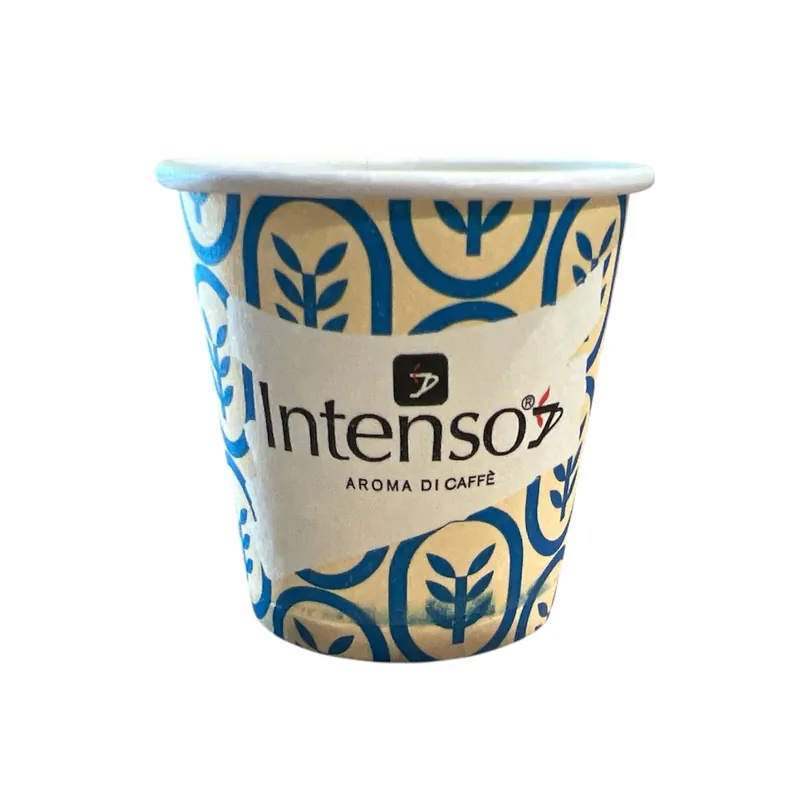 Intenso - 2oz Paper Cups for Espresso Coffee (50 Cups)
