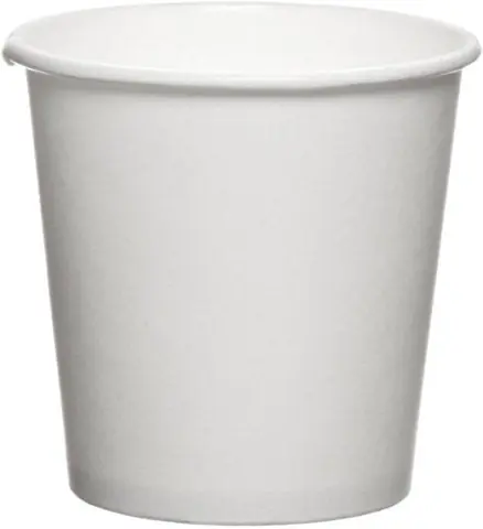 White Paper Cups - 4oz (50 Cups)