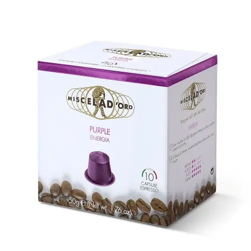 Miscela d‘Oro Espresso Intenso Capsules - 10/Bag - Compatible with Nespresso® Machines