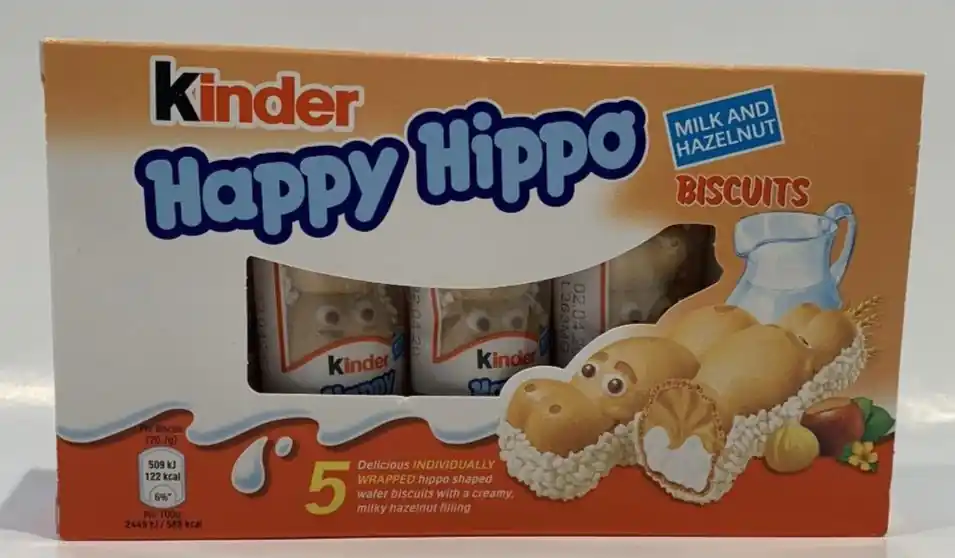 Kinder - Happy Hippo White - Milk and Hazelnut - 200g
