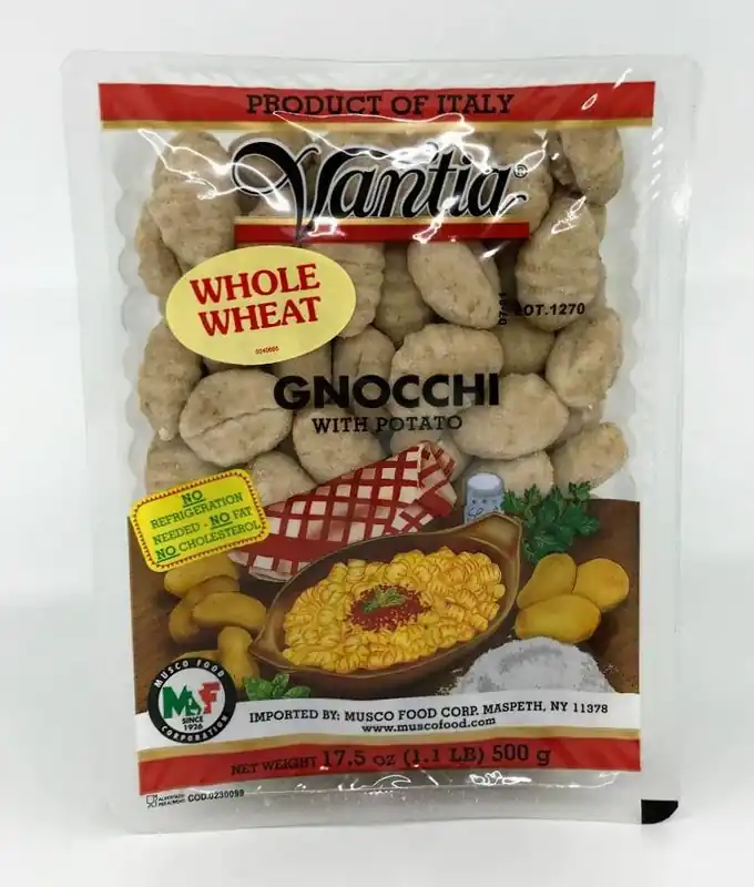 Vantia - Gnocchi with Potato - Whole Wheat - 500g (1.1lb)