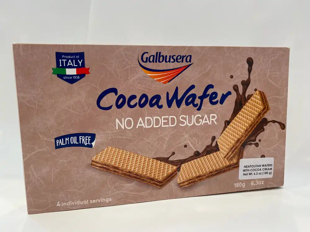 Galbusera - Buoni Cosi‘- Cocoa Wafer - No Added Sugar - 6.3 oz