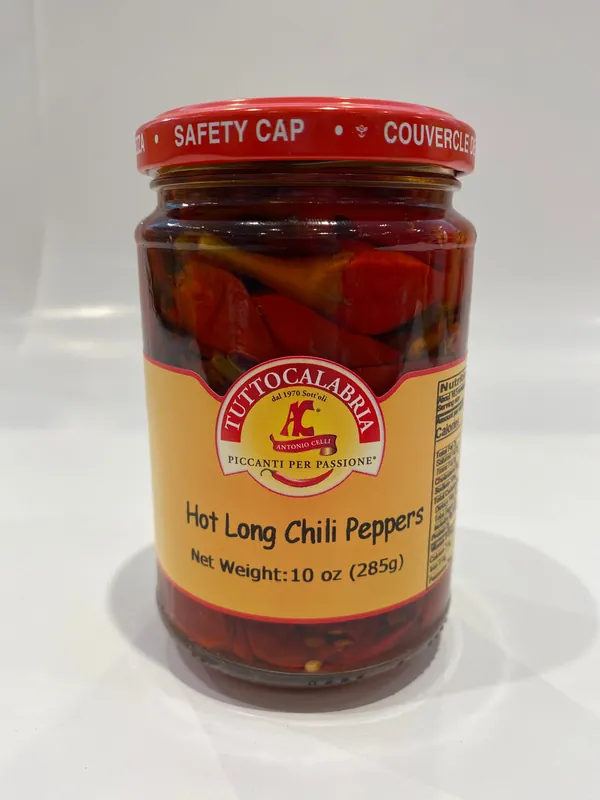 Tuttocalabria - Hot Long Chili Peppers - 10 oz